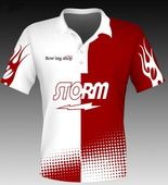 Storm red/white