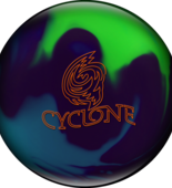WYPRZEDA! Ebonite Cyclone purple/teal/lime