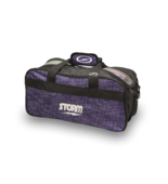 A Storm 2-ball Bowling Tote ABSTRACT purple/black