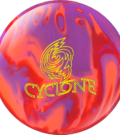 bowling ball - WYPRZEDAŻ! Ebonite Cyclone orange/purple/red